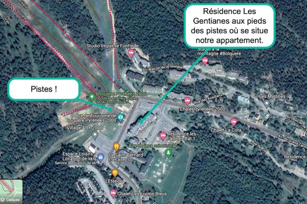 T2 Aux Pieds Des Pistes De P2000 Apartment Bolquere Bagian luar foto